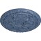Ekena Millwork Baile Ceiling Medallion (Fits Canopies up to 3 1/4"), Hnd-Painted Americana Crackle, 20"OD x 1 5/8"P CM20BLAMC - alternate 4